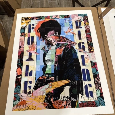 FAILE "RISING" 2023 agotado IMPRESIÓN firmada a mano numerada edición limitada arte pop Foto 1 de 4