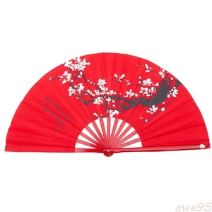 37 Centimeter Tai Chi Fan Bamboo Kung Fu Martial Arts Fans Wushu Art Martiaux - Picture 1 of 13