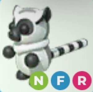 Adopt Me - RING-TAILED LEMUR (NEON FLY RIDE) SAME DAY DELIVERY!! - Photo 1/1