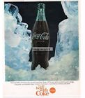 1965 Coca-Cola Coke Surrounded by Ice Vintage Ad 
