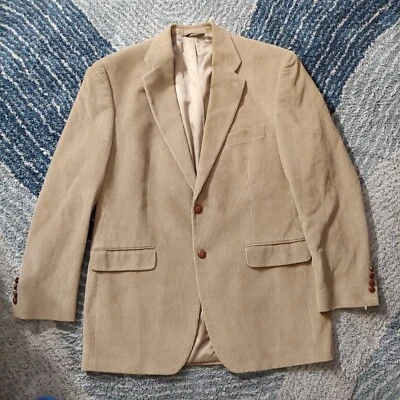 Blazer Traje Chaqueta Abrigo Vintage Lauren Ralph Lauren Pana Para Hombre Talla 42 L Marrón Foto 1 de 4