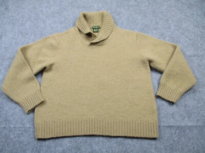 Suéter Eddie Bauer Mujer Mediano Marrón Damas Informal Capucha Cuello Lana Alpaca Foto 1 de 4