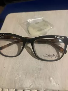 Thierry Mugler Brille Damengestell TM1937 C1 schwarz/Havanna 51 mm NEU! Frankreich - Bild 1 von 8