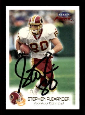 1999 Fleer Focus #12 Stephen Alexander HAND SIGNED AUTO - Image 1 of 2