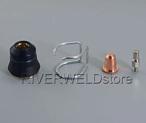 PD0116-08 Plasma Tip Φ0.8 PR0110 Plasma Electrode KIT Fit Trafimet S45 Torch 4pk - Picture 1 of 7
