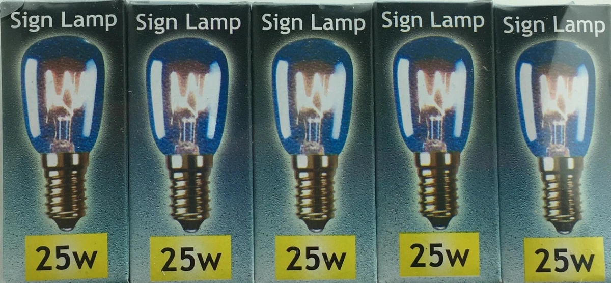 D&M Pygmy Oven Lamp Bulb – 15W, SES E14 Small Screw, High Temperature (300°C) For Belling Cookers