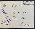 1946 Gibraltar Kriegsgefangenenlager Abdeckung nach Manitova Italien
