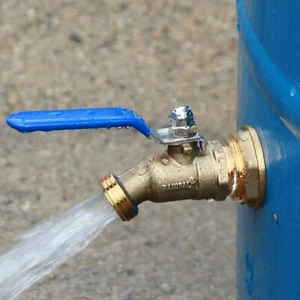 USED RAINPAL RBS024-R Rain Barrel Brass Spigot/Ball Valve(Lead Free Compliant) - Picture 1 of 8