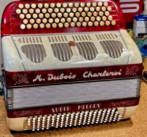 Acordeón con botones de melodeón Dubois Charleroi hecho por GALANTI - Imagen 1 de 8