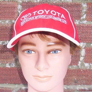 TOYOTA ROTE BASEBALLKAPPE GIBRALTAR LAGERBESTÄNDE LTD 1996-2006 BRANDNEU - Bild 1 von 3