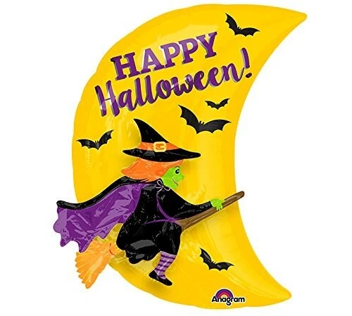 Globo de papel aluminio Feliz Halloween 25" Foto 1 de 1