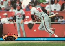 1991 Topps Stadium Club Luis Sojo California Angels #507