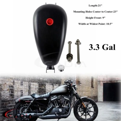 Kit de tanque de combustible EFI de 3,3 galones para Harley Sportster XL1200 XL883N Forty Eight 2007-up Foto 1 de 4