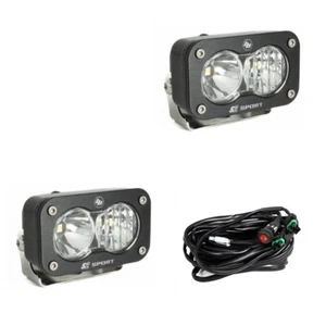 Baja Design S2 Sport Negro LED Luz Auxiliar Pod Par 54-7803 - Imagen 1 de 1