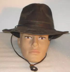 NWT Dorfman DPC Hat Outback Indiana Jones XL “Weathered Leather” Bendable Waxed - Picture 1 of 10