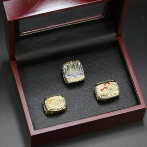 3Pcs Ring 1997 1998 2015 Denver Broncos Ring size 11 - Picture 1 of 1