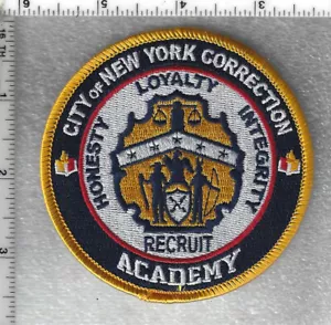 City of New York Correction Academy Recruit Shoulder Patch - new issue 2023 - Picture 1 of 1