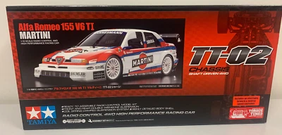 Tamiya Kit RC TT02 Alfa Romeo 155 V6 TI  1/10 58606 0523 - Photo 1/2