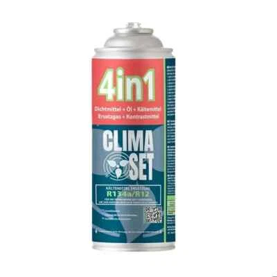 ClimaSet 4in1 R134a/R12 Ersatz Kältemittel 626g Öl Dichtmittel Neu - Bild 1 von 2