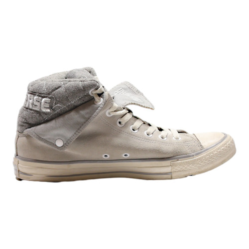 CONVERSE scarpe da ginnastica alte grigio tela 136425C donna UK 8 5
