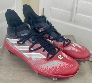 Adidas Adizero Afterburner 'Rutgers University' - Tacchetti da Baseball - Uomo 12,5 - Foto 1 di 8