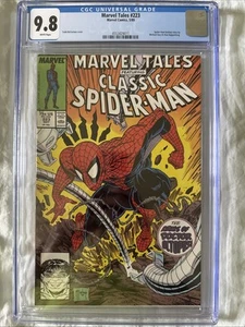 Marvel Tales #223 - CGC 9.8 - White Pages 1989 CLASSIC MCFARLANE COVER - Picture 1 of 2
