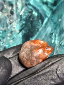 Red Orange Color Shift Copper Replacement Prehnite Keweenaw Thompsonite Mesolite - Picture 1 of 22