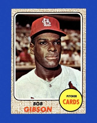 1968 Topps Set-Break #100 Bob Gibson VG-VGEX *GMCARDS* - Imagem 1 de 2