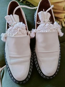 ATP Atelier Manduria Damen-Halbschuhe hellsalbeigrün grau klobig Größe 37 US-Größe 7 - Bild 1 von 14