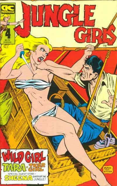 Jungle Girls #4 FN; AC | Wild Girl Tara Sheena - con bolsa + tablero Foto 1 de 1