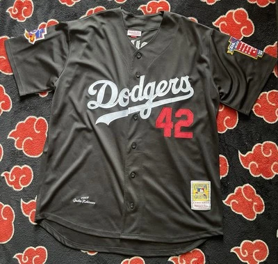 Dodgers Jackie Robinson Jersey 42 - Image 1 of 4