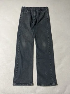 Levis 569 Mens 32x32 Gray Denim Loose Fit Straight Jeans - Picture 1 of 13