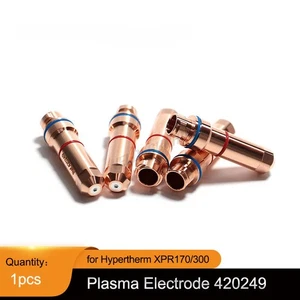 1/5pcs  420249 Electrode For 130A XPR170/300 Plasma Torch - Picture 1 of 6