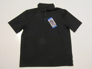 GERRY Short Sleeve Black Polo Shirt Size Large L NWT Mens - Picture 1 of 5