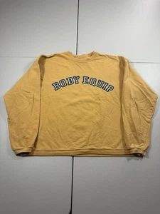 De Colección Body Equip Sudadera Adulto XL Cuadrado Recorte Grunge Emo Gimnasio Elevación Bomba Cubierta Y2K - Imagen 1 de 9
