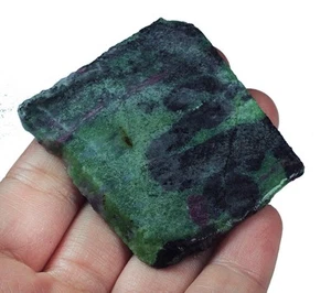 156Ct Natural Red Green Bi Color Ruby In Zoisite Rough Specimen YGB917 - Imagen 1 de 3