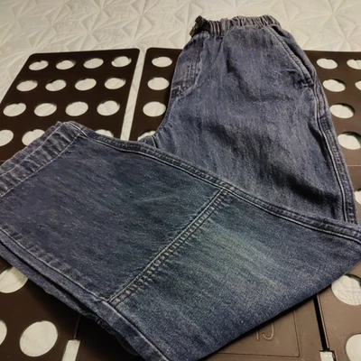 Lands' End Girl's Stretch Blue Wash Pull On Jeans Size 12 - Image 1 of 4