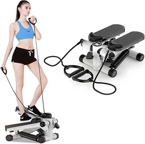 Mini Stepper for Exercise at Home with Resistance Bands,330lb Weight Capacity AU - Picture 1 of 7