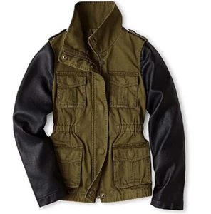Joe Fresh Twill Military Jacket Girls Size M (8), L 10-12, XL (14) New Msrp $90 - Picture 1 of 1