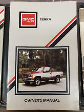 1988 GMC SIERRA Pickup Truck Owner's Glove Box Instruction Manual w/ Cover