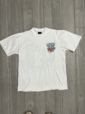 Vtg UNC Tar Heels T-Shirt Men’s L 1993 NCAA National Champs Basketball  - Image 1 of 4