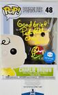 Peter Robbins Signed Charlie Brown Funko Pop 48 With Sketch Peanuts Bas 361