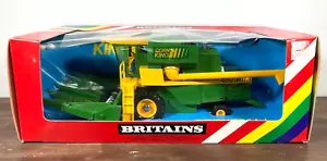 Britains CORN KING 4891 Combine Harvester MAIZE HEAD # 9576 NOB Tractor 1980 - Picture 1 of 15