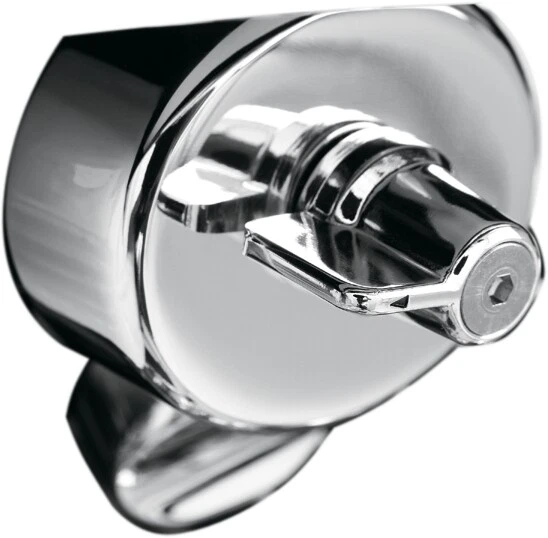 Show Chrome Fuel Shut Off Knob 1-247 for 1998-2004 Honda Shadow VT 1100 - Image 1 of 1