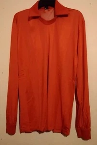 RARE 1970s GENERIC MATCH WORN RED LONG SLEEVE FOOTBALL SHIRT #7 XL LIVERPOOL LFC - Picture 1 of 6
