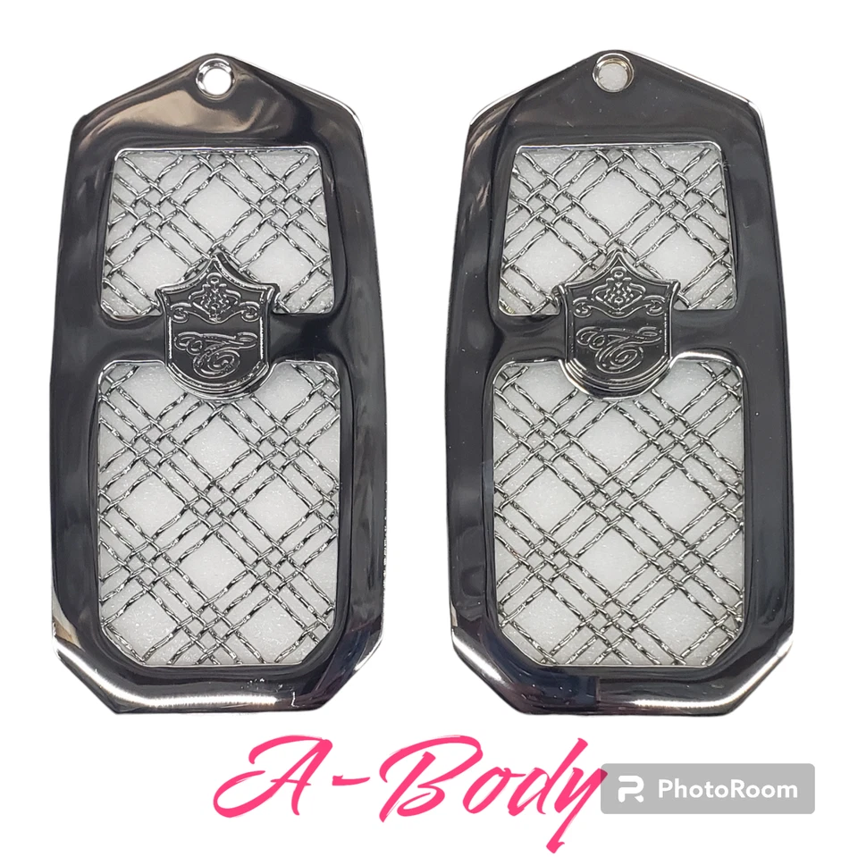 Pontiac Firebird 1971-1992 puerta malla cromada jamba ventilaciones Tiarra triple tejido atascos Foto 1 de 4