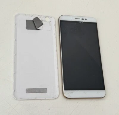 CUBOT Note S Weiß Gold Defekt Teilespender Platine Kamera Deckel Ok - Bild 1 von 2