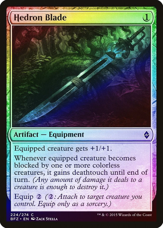 Hedron Blade FOIL Battle for Zendikar NM Artifact Common MAGIC CARD ABUGames - Image 1 of 1