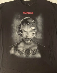METALLICA SHIRT XXL HARDWIRED TO SELF DESTRUCT HETFIELD LARS BLACK  TEE - Picture 1 of 5