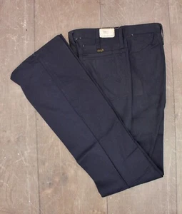 Herren Neu aus altem Lagerbestand Vintage 70er Jahre dunkelblau Wrangler Western Hose Gr. 30x34 70s Boot Cut - Bild 1 von 6